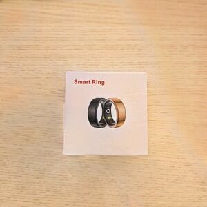 UNBRANDED Unisex Smart Ring Size 10 Gold Health Fitness Heart Rate Tracker NEW